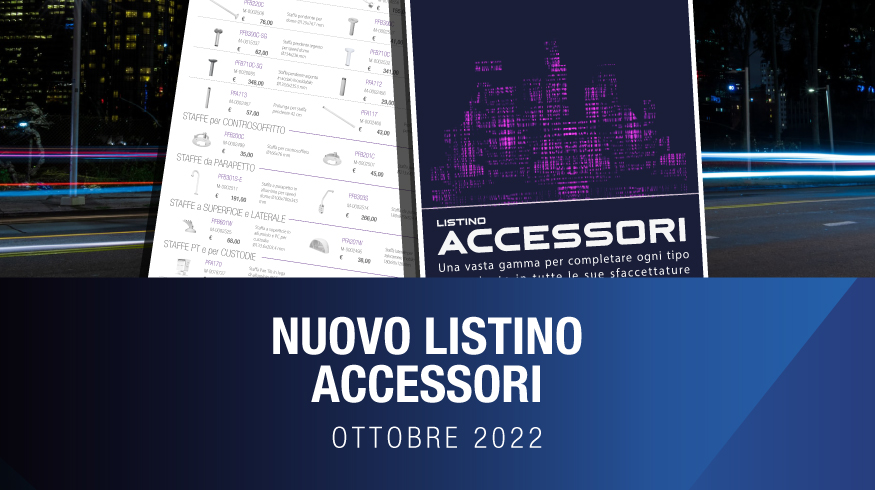 News Thumb - Listino Accessori Ottobre 2022 Ver.1